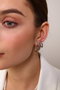 Heliophilia Silver Pendientes de Latón con Circón en Plata